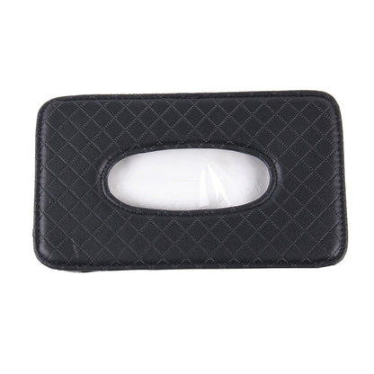 Car Sun Visor Hanger Tissue Box Paper Napkin Bag With 83g Napskins(Black) by buy2fix