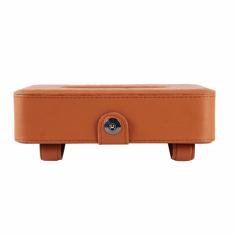 Car Sun Visor Hanger Tissue Box Paper Napkin Bag With 83g Napskins(Brown) by buy2fix