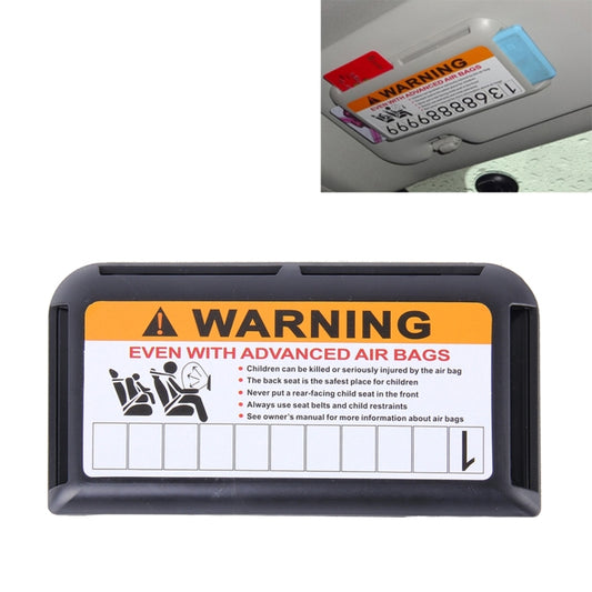 Multi-purpose Car Visor Organizer, Sun Shade Card Storage Pouch Bag(Black) by buy2fix