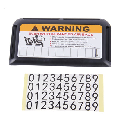 Multi-purpose Car Visor Organizer, Sun Shade Card Storage Pouch Bag(Black) by buy2fix