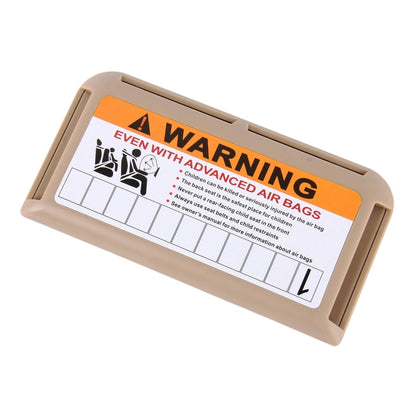 Multi-purpose Car Visor Organizer, Sun Shade Card Storage Pouch Bag(Khaki) by buy2fix