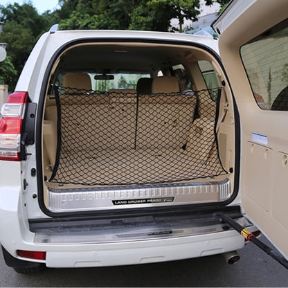 4 Hook Vehicle Universal Fit Trunk Mesh Cargo Storage Organizer Car Van SUV Back Item Net - Stowing Tidying by buy2fix | Online Shopping UK | buy2fix