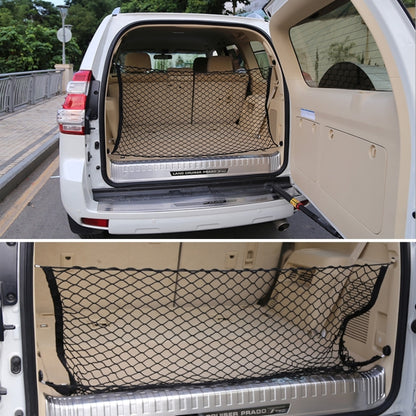 4 Hook Vehicle Universal Fit Trunk Mesh Cargo Storage Organizer Car Van SUV Back Item Net - Stowing Tidying by buy2fix | Online Shopping UK | buy2fix
