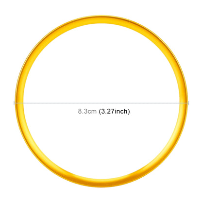 Car Auto Steering Wheel Ring Cover Trim Sticker Decoration for Audi A4L / A3 / A5 2017-2019(Gold) by buy2fix