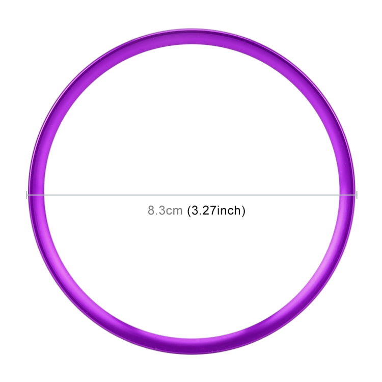Car Auto Steering Wheel Ring Cover Trim Sticker Decoration for Audi A4L / A3 / A5 2017-2019(Purple) by buy2fix