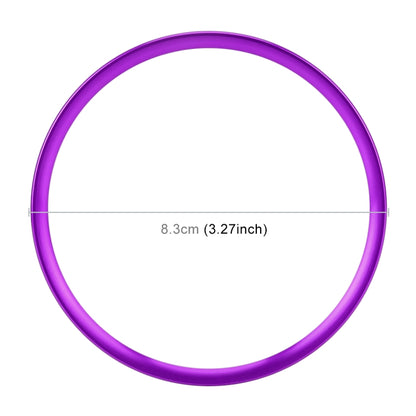 Car Auto Steering Wheel Ring Cover Trim Sticker Decoration for Audi A4L / A3 / A5 2017-2019(Purple) by buy2fix