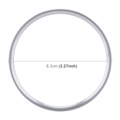 Car Auto Steering Wheel Ring Cover Trim Sticker Decoration for Audi A4L / A3 / A5 2017-2019(Silver) by buy2fix