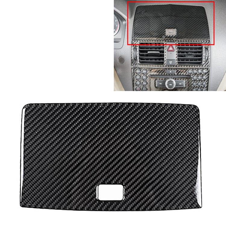 Car Dashboard Navigation Carbon Fiber Decorative Sticker for Mercedes-Benz W204 2007-2010 by buy2fix