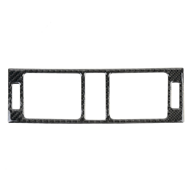 Car Dashboard Air Conditioning Frame Carbon Fiber Decorative Sticker for Mercedes-Benz W204 2007-2013 by buy2fix