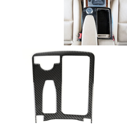 Car Left Drive Water Cup Panel Carbon Fiber Decorative Sticker for Mercedes-Benz W204 2007-2013 by buy2fix