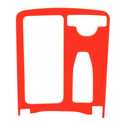 Car Left Drive Water Cup Panel Carbon Fiber Decorative Sticker for Mercedes-Benz W204 2007-2013 by buy2fix