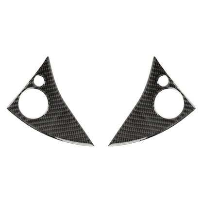 2 PCS Car Steering Wheel Button Carbon Fiber Decorative Sticker for Mercedes-Benz W204 2007-2010 by buy2fix