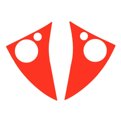 2 PCS Car Steering Wheel Button Carbon Fiber Decorative Sticker for Mercedes-Benz W204 2007-2010 by buy2fix