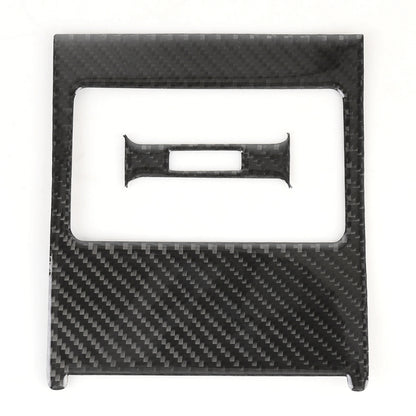 2 PCS Car Rear Air Outlet Frame Carbon Fiber Decorative Sticker for Mercedes-Benz W204 2007-2013 by buy2fix