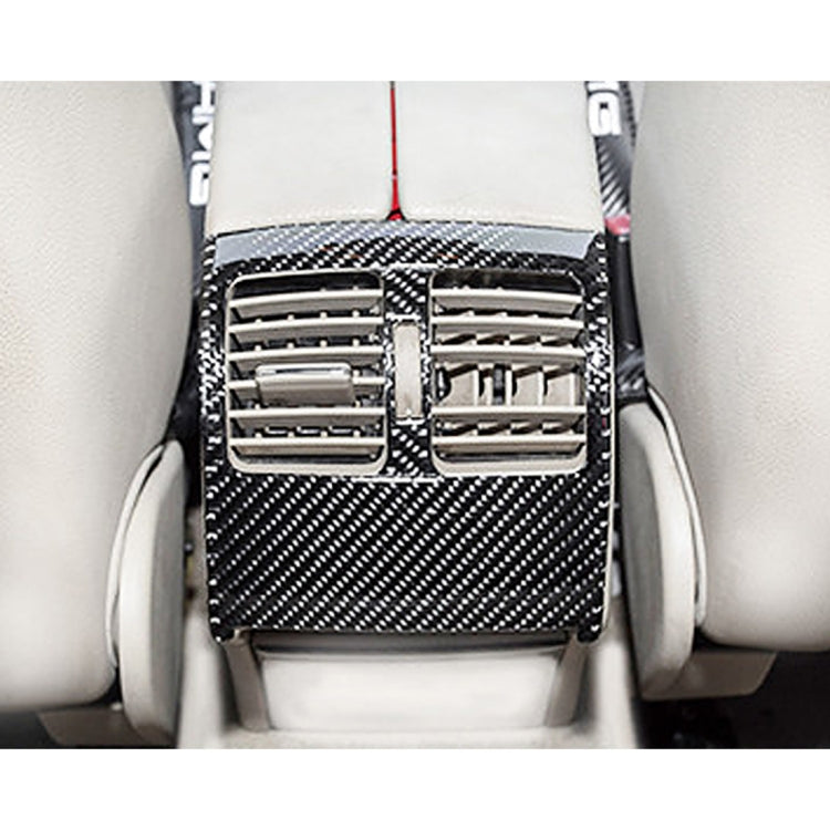 2 PCS Car Rear Air Outlet Frame Carbon Fiber Decorative Sticker for Mercedes-Benz W204 2007-2013 by buy2fix