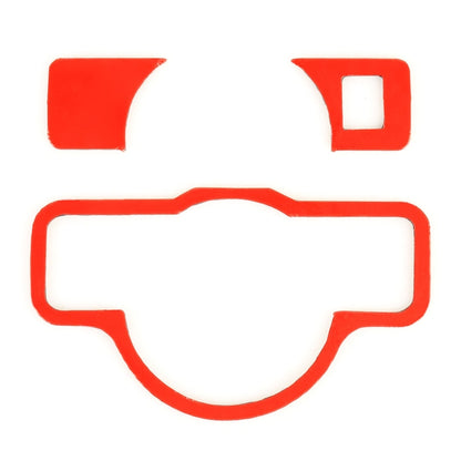 3 PCS Car Headlight Switch Panel Carbon Fiber Decorative Sticker for Mercedes-Benz W204 2007-2013 by buy2fix