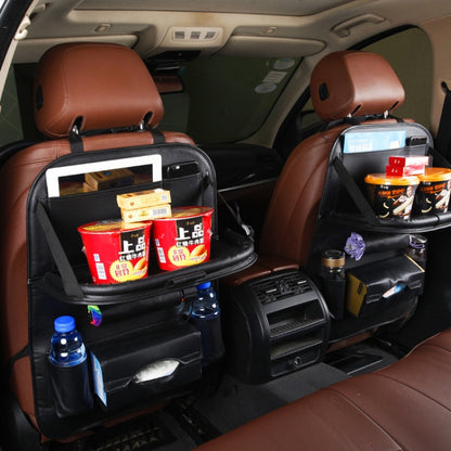 Multifunction Car Seat Pockets Folding Storage Bag (Black) by buy2fix