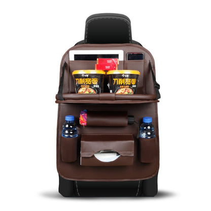 Multifunction Car Seat Pockets Folding Storage Bag (Coffee) by buy2fix