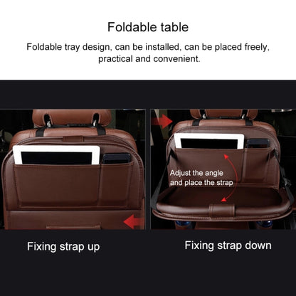 Multifunction Car Seat Pockets Folding Storage Bag (Beige) by buy2fix