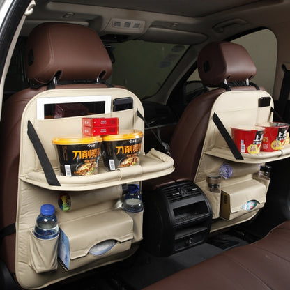 Multifunction Car Seat Pockets Folding Storage Bag (Beige) by buy2fix