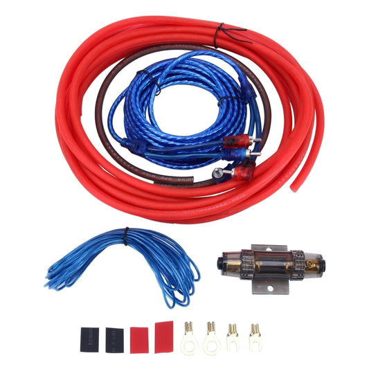 1200W 4GA Car Copper Clad Aluminum Power Subwoofer Amplifier Audio Wire Cable Kit with 60Amp Fuse Holder - DIY Cables by buy2fix | Online Shopping UK | buy2fix