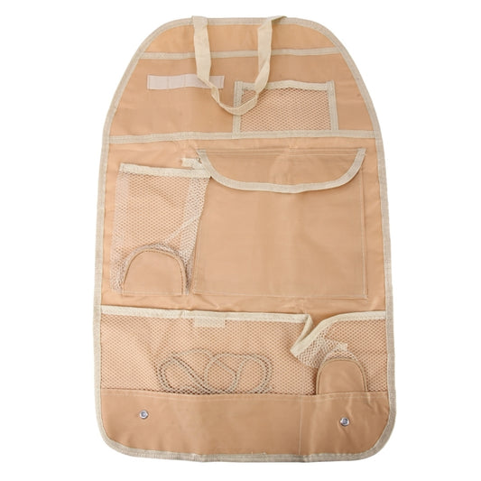 Auto Car Seat Back Organizer Car Seat Hanging Bag Storage for Drinks Cups Phones and Other Items (Khaki) by buy2fix