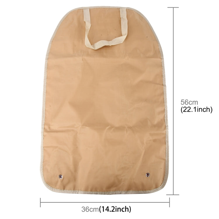 Auto Car Seat Back Organizer Car Seat Hanging Bag Storage for Drinks Cups Phones and Other Items (Khaki) by buy2fix