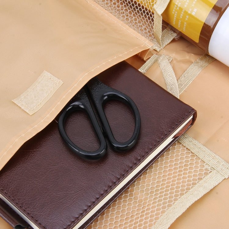 Auto Car Seat Back Organizer Car Seat Hanging Bag Storage for Drinks Cups Phones and Other Items (Khaki) by buy2fix