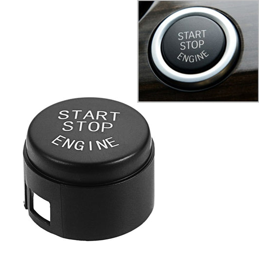 Car Start Stop Engine Button Switch Replace Cover 61319153832 for BMW 5 / 6 / 7 Series F Chassis without Start and Stop 2009-2013 (Black) - Car Switches by buy2fix | Online Shopping UK | buy2fix