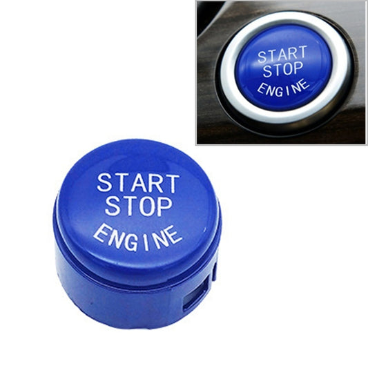 Car Start Stop Engine Button Switch Replace Cover 61319153832 for BMW 5 / 6 / 7 Series F Chassis without Start and Stop 2009-2013(Blue) - Car Switches by buy2fix | Online Shopping UK | buy2fix