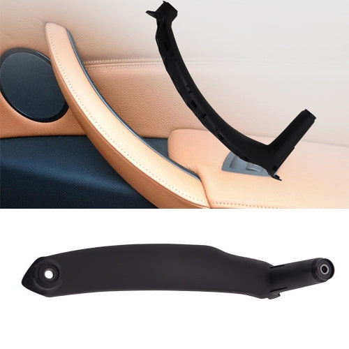 Car Interior Left Handle Inner Door Armrest Panel Pull 51416969401 for BMW X5 / X6, Left Drive(Black)