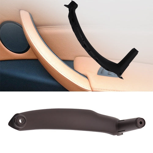 Car Interior Left Handle Inner Door Armrest Panel Pull 51416969401 for BMW X5 / X6, Left Drive(Brown) - Door Handles by buy2fix | Online Shopping UK | buy2fix