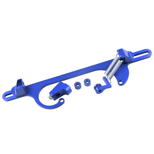 Car Modification Throttle Base Cable Base Section Aluminum Alloy Throttle Cable(Blue) - Engine Fittings by buy2fix | Online Shopping UK | buy2fix