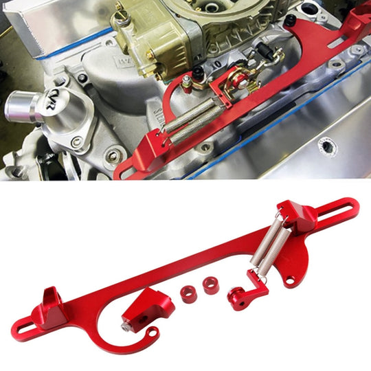 Car Modification Throttle Base Cable Base Section Aluminum Alloy Throttle Cable(Red)