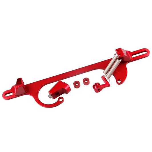Car Modification Throttle Base Cable Base Section Aluminum Alloy Throttle Cable(Red) - Engine Fittings by buy2fix | Online Shopping UK | buy2fix