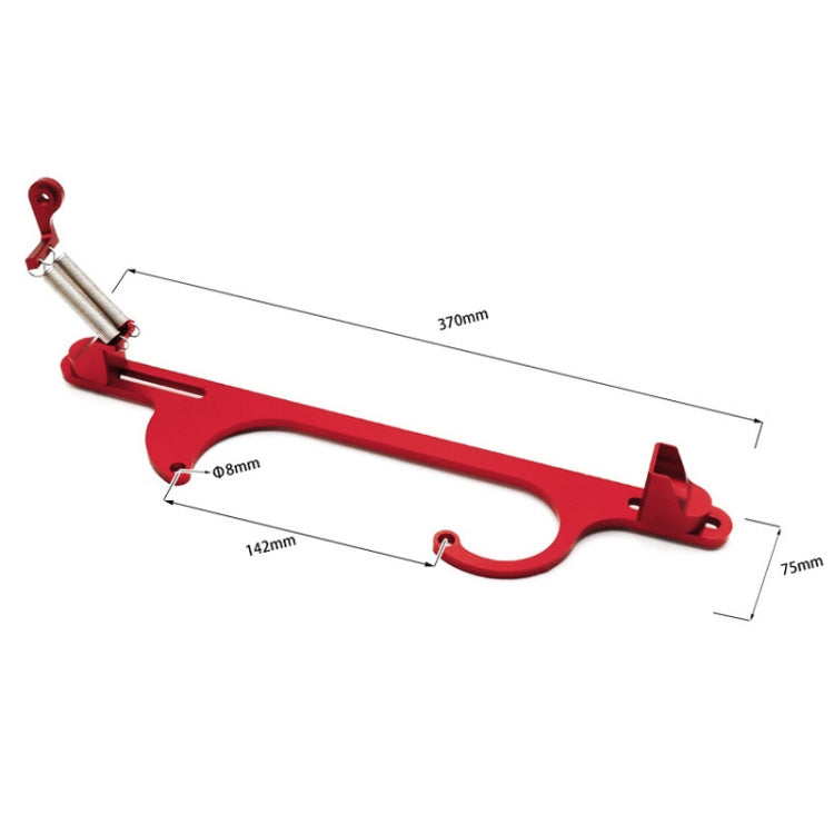 Car Modification Throttle Base Cable Base Section Aluminum Alloy Throttle Cable(Red) - Engine Fittings by buy2fix | Online Shopping UK | buy2fix