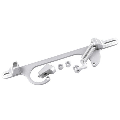 Car Modification Throttle Base Cable Base Section Aluminum Alloy Throttle Cable(Silver) - Engine Fittings by buy2fix | Online Shopping UK | buy2fix