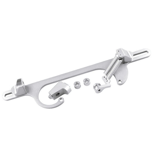 Car Modification Throttle Base Cable Base Section Aluminum Alloy Throttle Cable(Silver) - Engine Fittings by buy2fix | Online Shopping UK | buy2fix