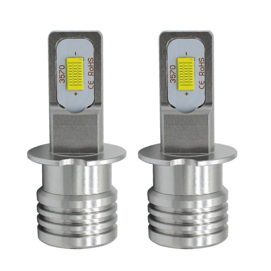 2 PCS H3 72W 1000LM 6000-6500K Super Bright Car Fog Light LED Bulbs, DC 12-24V(Yellow Light) - Fog / Driving Lights by buy2fix | Online Shopping UK | buy2fix