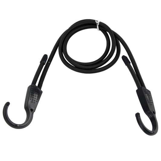 Reusable Car Fastening Rope Car Adjustable Elastic Rope Trunk Storage Hooks Strap Fastening Vehicle Fastening Rope, Length: 1.5m(Black) by buy2fix