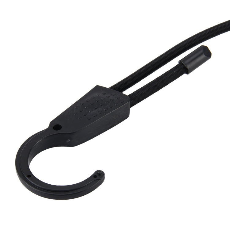 Reusable Car Fastening Rope Car Adjustable Elastic Rope Trunk Storage Hooks Strap Fastening Vehicle Fastening Rope, Length: 1.5m(Black) by buy2fix