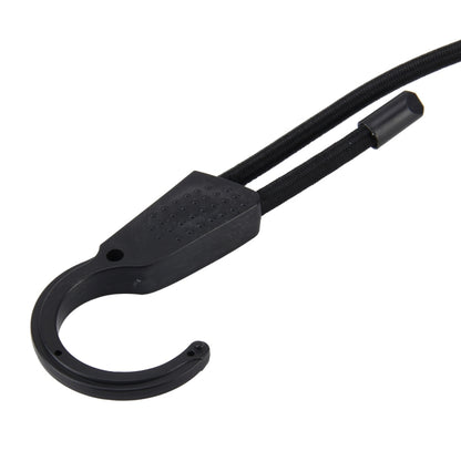 Reusable Car Fastening Rope Car Adjustable Elastic Rope Trunk Storage Hooks Strap Fastening Vehicle Fastening Rope, Length: 1.5m(Black) by buy2fix