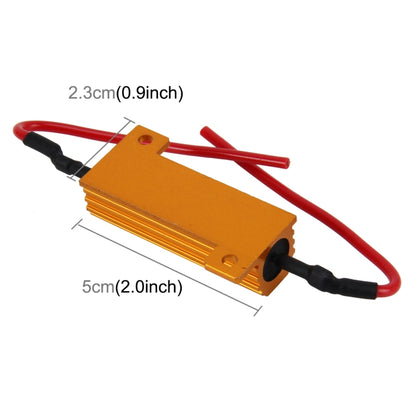 2 PCS Car Canbus Error Canceller Decoder Load Resistor LED 50W 8 Ohm No Blinking Decoder - Headlight Ballast by buy2fix | Online Shopping UK | buy2fix
