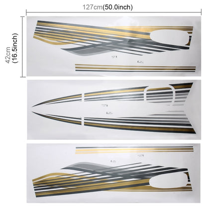 5 PCS SUV Body Decorative Strip Brand Car Streamline Shining Sticker for Nissan TERRA 2019 by buy2fix