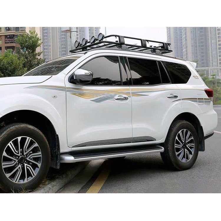 5 PCS SUV Body Decorative Strip Brand Car Streamline Shining Sticker for Nissan TERRA 2019 by buy2fix