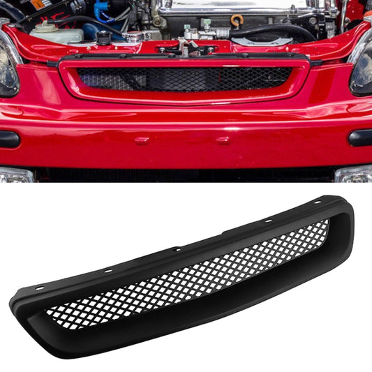 Car Front Racing Front Grille Grid ABS Insect Net for Honda Civic 1996-1998 - Others by buy2fix | Online Shopping UK | buy2fix