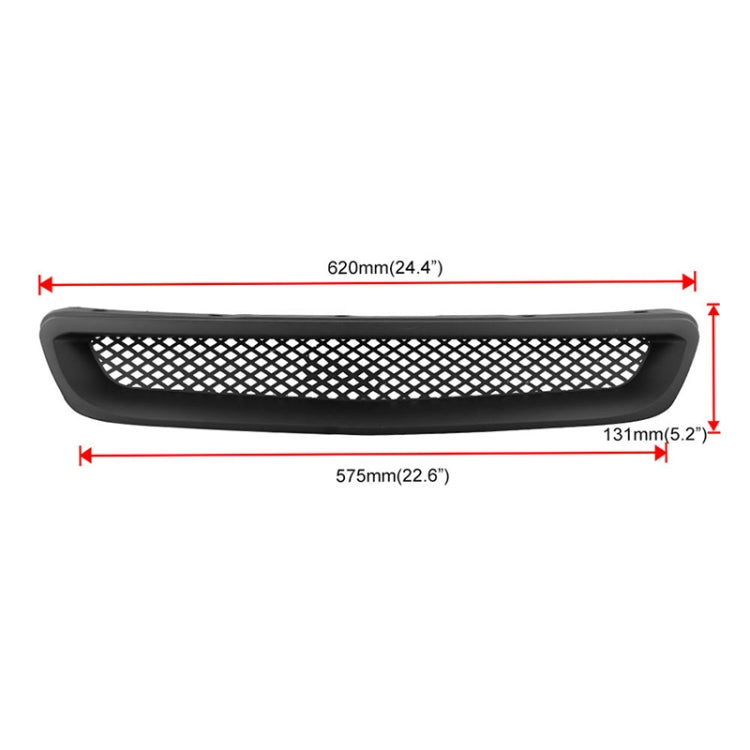 Car Front Racing Front Grille Grid ABS Insect Net for Honda Civic 1996-1998 - Others by buy2fix | Online Shopping UK | buy2fix