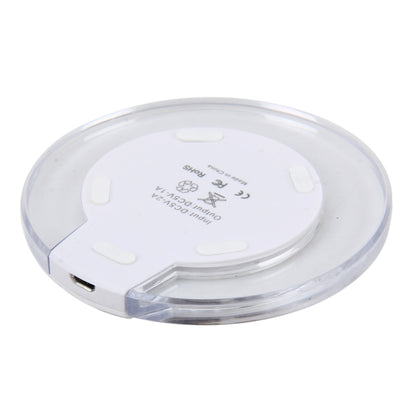 15W Safety Wireless and Limitless QI-standard Wireless Charger Fast Charging Charger with Micro USB Cable(White) - Wireless Charger Receiver by buy2fix | Online Shopping UK | buy2fix