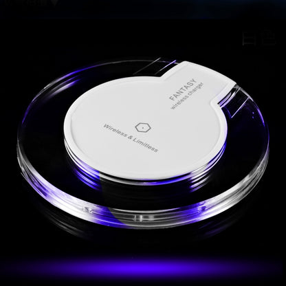 15W Safety Wireless and Limitless QI-standard Wireless Charger Fast Charging Charger with Micro USB Cable(White) - Wireless Charger Receiver by buy2fix | Online Shopping UK | buy2fix