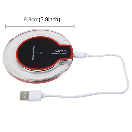 15W Safety Wireless and Limitless QI-standard Wireless Charger Fast Charging Charger with Micro USB Cable(Black+White) - Wireless Charger Receiver by buy2fix | Online Shopping UK | buy2fix